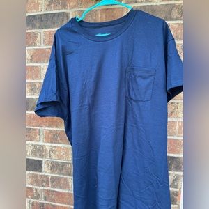 Hanes ComfortSoft Blue Tee size XL